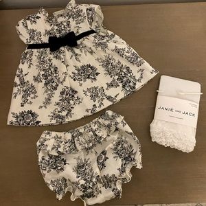 Janie and Jack baby dress outfit